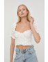 For Love & Lemons Ленен топ - Pepit.bg