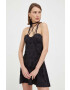 For Love & Lemons Рокля в черно къс модел със стандартна кройка - Pepit.bg