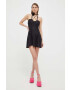 For Love & Lemons Рокля в черно къс модел със стандартна кройка - Pepit.bg