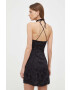 For Love & Lemons Рокля в черно къс модел със стандартна кройка - Pepit.bg