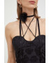 For Love & Lemons Рокля в черно къс модел със стандартна кройка - Pepit.bg