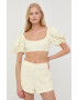 For Love & Lemons Топ в жълто - Pepit.bg