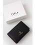 Furla Кожен портфейл дамски в черно - Pepit.bg