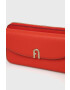 Furla Кожена чанта в червено - Pepit.bg