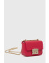 Furla Кожена чанта в розово - Pepit.bg