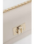 Furla Кожена чанта в сиво - Pepit.bg
