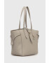 Furla Кожена чанта в сиво - Pepit.bg