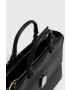 Furla Кожена чанта Emma в черно - Pepit.bg