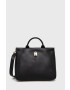 Furla Кожена чанта Palazzo в черно - Pepit.bg