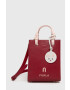 Furla Кожена чанта varsity style в червено - Pepit.bg