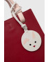 Furla Кожена чанта varsity style в червено - Pepit.bg