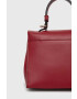 Furla Кожена чанта Vitello в червено - Pepit.bg