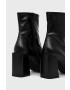 Furla Кожени боти Block Boot в черно с висок ток YD33FBK W36000 O6000 - Pepit.bg