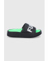 Furla Кожени чехли Real дамски в черно с платформа - Pepit.bg
