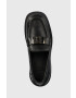 Furla Кожени мокасини College в черно с платформа YF58FCG WU0000 O6000 - Pepit.bg