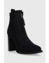G-Star Raw Боти Mysid Mid в черно с висок ток - Pepit.bg
