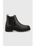 G-Star Raw Кожени боти челси Blake Chs Lea в черно с висок ток - Pepit.bg
