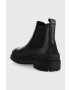 G-Star Raw Кожени боти челси Blake Chs Lea в черно с висок ток - Pepit.bg