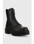 G-Star Raw Кожени боти Kafey Pfm в черно с платформа - Pepit.bg
