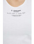 G-Star Raw Памучен топ в бяло - Pepit.bg