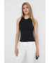 G-Star Raw Памучен топ в черно - Pepit.bg