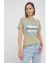 G-Star Raw Памучна тениска в тъмносиньо - Pepit.bg