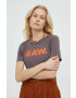 G-Star Raw Памучна тениска в лилаво - Pepit.bg
