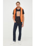 G-Star Raw Памучна тениска в бяло с принт - Pepit.bg