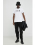 G-Star Raw Памучна тениска (2 броя) в бяло с принт - Pepit.bg