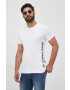 G-Star Raw Памучна тениска в бежово - Pepit.bg