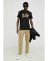 G-Star Raw Памучна тениска в черно с принт - Pepit.bg