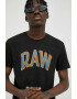 G-Star Raw Памучна тениска в черно с принт - Pepit.bg
