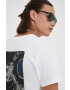 G-Star Raw Памучна тениска в бяло с принт - Pepit.bg
