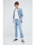 G-Star Raw Памучна тениска в бяло с апликация - Pepit.bg