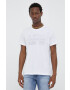 G-Star Raw Памучна тениска в бяло с принт - Pepit.bg