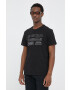 G-Star Raw Памучна тениска в черно с принт - Pepit.bg