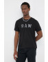 G-Star Raw Памучна тениска в черно с принт - Pepit.bg
