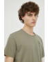 G-Star Raw Памучна тениска в зелено с принт - Pepit.bg