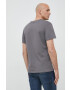 G-Star Raw Памучна тениска в сиво с принт - Pepit.bg