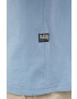 G-Star Raw Памучна тениска в синьо с апликация - Pepit.bg