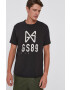G-Star Raw Памучна тениска в черно с принт - Pepit.bg