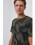 G-Star Raw Памучна тениска с десен - Pepit.bg