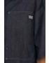 G-Star Raw Рокля с лен в тъмносиньо къс модел с уголемена кройка - Pepit.bg