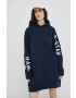 G-Star Raw Рокля в тъмносиньо къс модел с уголемена кройка - Pepit.bg