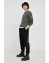 G-Star Raw Суичър в зелено с изчистен дизайн - Pepit.bg
