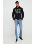 G-Star Raw Суичър в черно с изчистен дизайн - Pepit.bg
