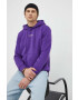 G-Star Raw Суичър В лилаво с качулка с принт - Pepit.bg
