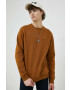 G-Star Raw Суичър в кафяво с изчистен дизайн - Pepit.bg