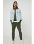 G-Star Raw Суичър в зелено с изчистен дизайн - Pepit.bg