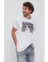 G-Star Raw Тениска мъжка в бяло с принт - Pepit.bg